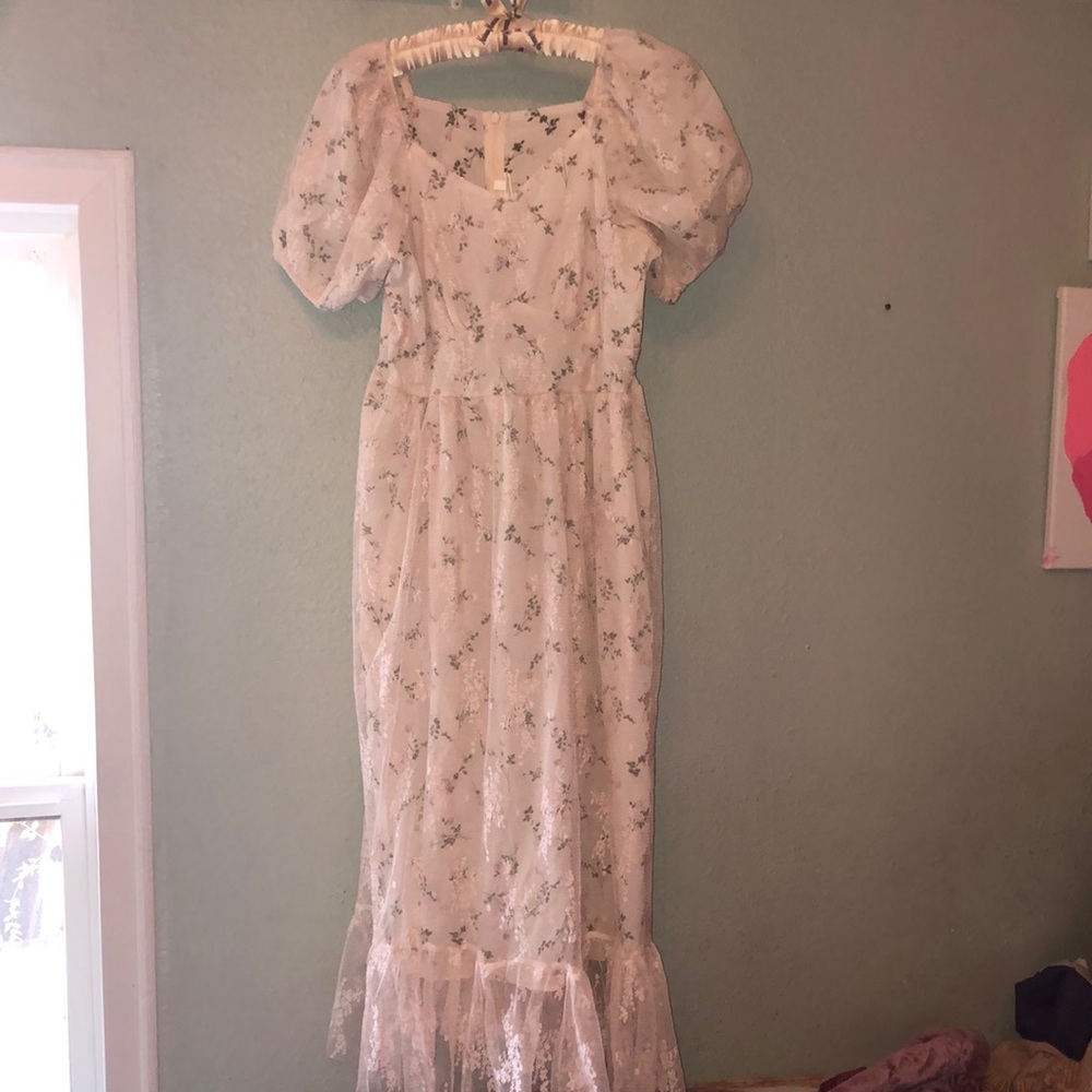Cottagecore coquette dress nwt